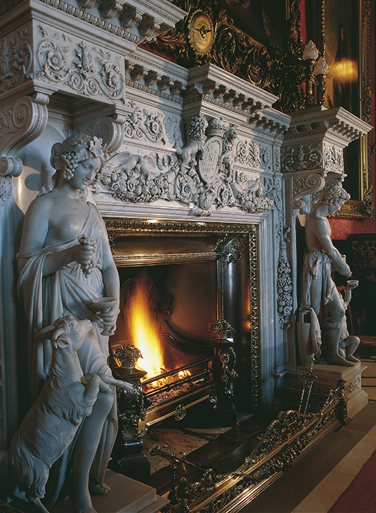 State Room Dining Room Fire Place